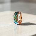 Abalone Shell Tungsten Ring