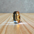 Black Carbon Fiber Classic Tungsten Ring, 8MM band, women wedding ring, Ring Men, anniversary ring, Tungsten Carbide with Box
