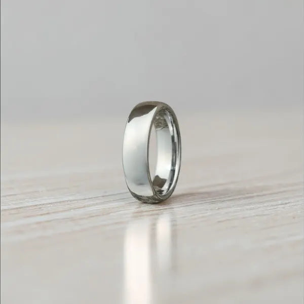 Dome PolishingTungsten Ring, 2-10MM band, Men and Women Wedding band, Comfortable Fit with Box