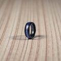 Blue Agate Tungsten Ring, 6MM band, Anniversary Gift, Birthday Gift, Wedding Band, engagement band, Ring Men with Box