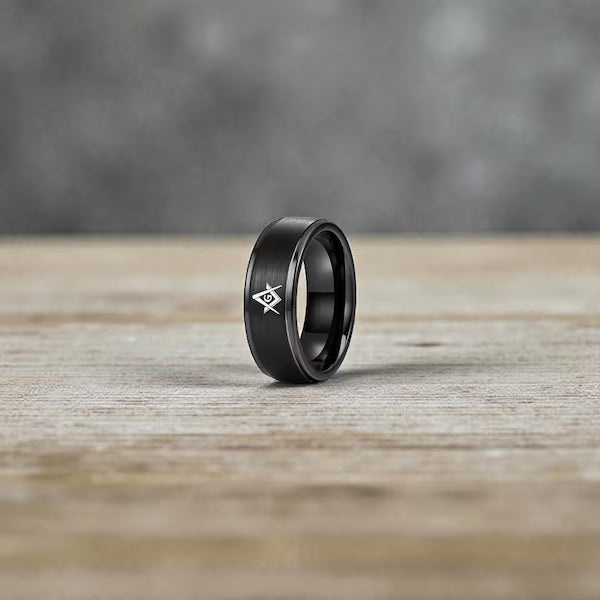 Tungsten Wedding Band, Meteorite Gold Leaf Guitar String Inlay, Rose Gold